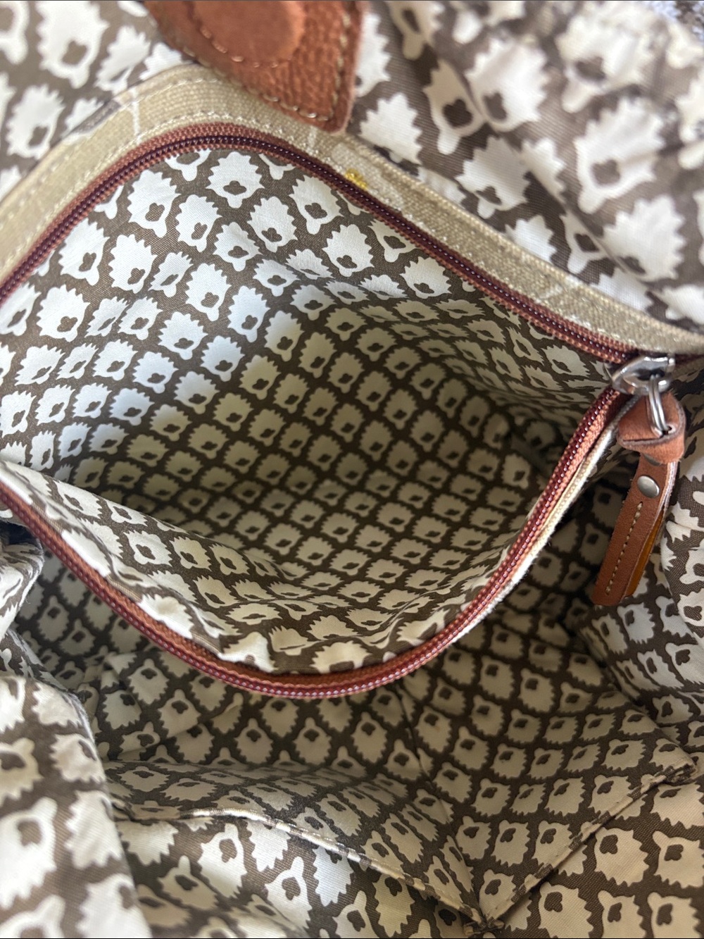 Fossil canvas bag with key - Picture 7 of 10